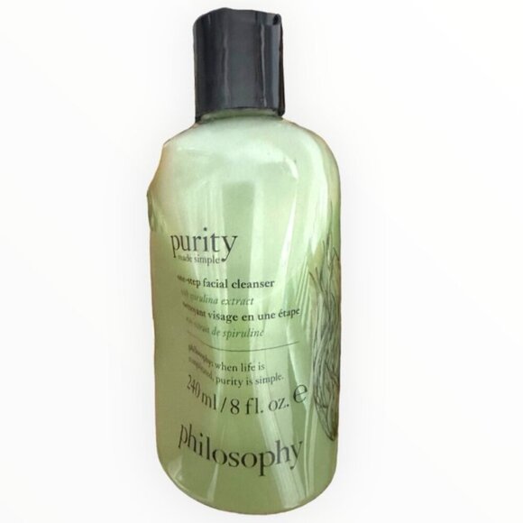 NEW SEPHORA Philosophy Purity Made Simple Cleanser Spirulina Extract FULL SIZE - Picture 4 of 7